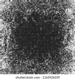 Halftone texture black and white