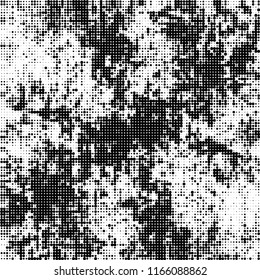 Halftone texture black and white