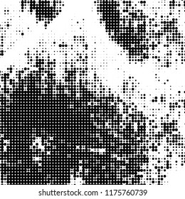 Halftone texture black and white