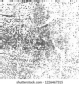 Halftone texture black and white. Abstract monochrome background of dots