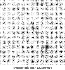 Halftone texture black and white. Abstract monochrome background of dots