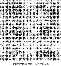 Halftone texture black and white. Abstract monochrome background of dots