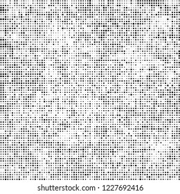 Halftone texture black and white. Abstract monochrome background of dots