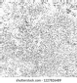 Halftone texture black and white. Abstract monochrome background of dots