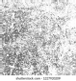 Halftone texture black and white. Abstract monochrome background of dots