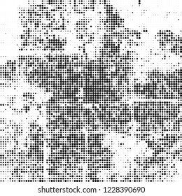 Halftone texture black and white. Abstract monochrome background of dots
