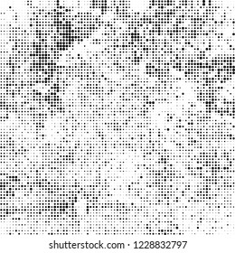 Halftone texture black and white. Abstract monochrome background of dots