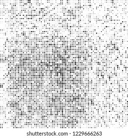 Halftone texture black and white. Abstract monochrome background of dots