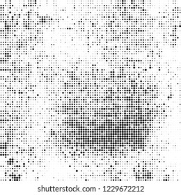 Halftone texture black and white. Abstract monochrome background of dots