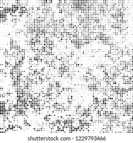 Halftone texture black and white. Abstract monochrome background of dots