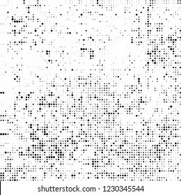 Halftone texture black and white. Abstract monochrome background of dots