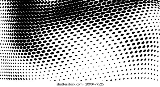 The halftone texture is black and white. A chaotic pattern of dots. Background for business cards, websites, catalogs