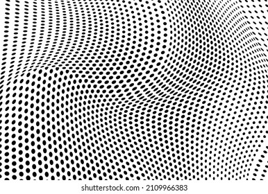 La textura de semitono es en blanco y negro. Un patrón caótico de puntos. Antecedentes de tarjetas de visita, sitios web, catálogos