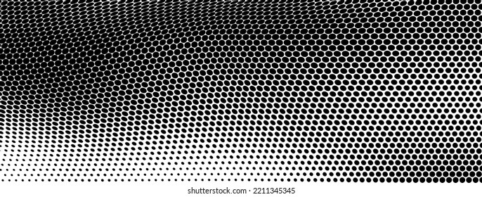 The halftone texture is black and white. A chaotic pattern of dots. Background for business cards, websites, catalogs