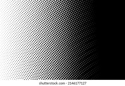 La textura de semitono es en blanco y negro. Textura abstracta monocroma, caótica. Ondas de puntos sobre un fondo blanco, medio tono abstracto