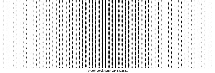 La textura de semitono es en blanco y negro. Textura abstracta monocroma, caótica. Ondas de puntos sobre un fondo blanco, medio tono abstracto