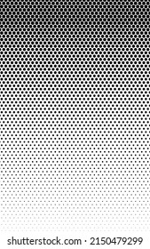 La textura de semitono es en blanco y negro. Textura abstracta monocroma, caótica. Ondas de puntos sobre un fondo blanco, medio tono abstracto