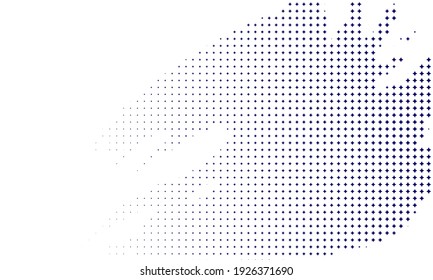 Halftone texture with blue dots. Minimalism, vector. Background for posters, websites, business cards, postcards, interior design.