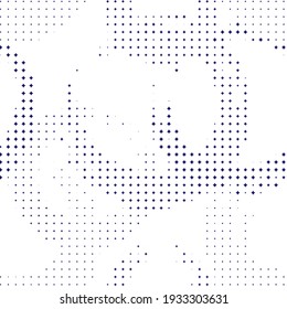 Halftone texture with blue dots. Minimalism, vector. Background for posters, websites, business cards, postcards, interior design.