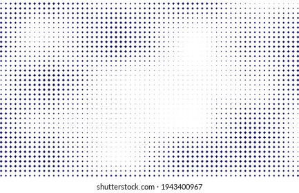 Halftone texture with blue dots. Minimalism, vector. Background for posters, websites, business cards, postcards, interior design