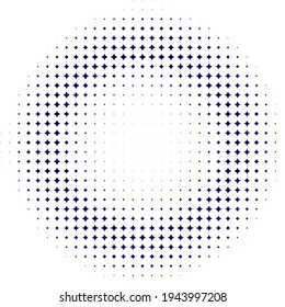 Halftone texture with blue dots. Minimalism, vector. Background for posters, websites, business cards, postcards, interior design.