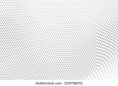 La textura media es monocroma caótico. Resumen del fondo de puntos de las olas en blanco y negro. Fondo para el diseño de sitios web, tarjetas de visita, carteles