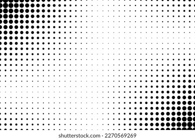 Halftone texture with dots on white background. EPS10 vector