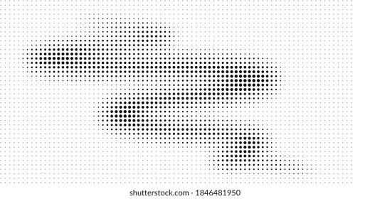 Halftone texture with dots. Vector. Modern background for posters, websites, web pages, business cards, postcards, interior design. Punk, pop, grunge in vintage style. Minimalism. 