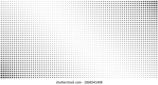 Halftone texture with dots. Vector. Modern background for posters, websites, web pages, business cards, postcards, interior design. Punk, pop, grunge in vintage style. Minimalism. 