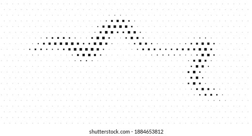 Halftone texture with dots. Vector. Modern background for posters, websites, web pages, business cards, postcards, interior design. Punk, pop, grunge in vintage style. Minimalism. 