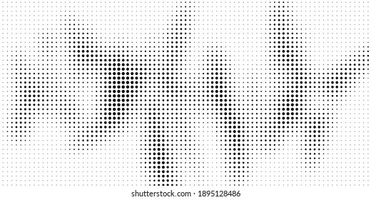 Halftone texture with dots. Vector. Modern background for posters, websites, web pages, business cards, postcards, interior design. Punk, pop, grunge in vintage style. Minimalism. 