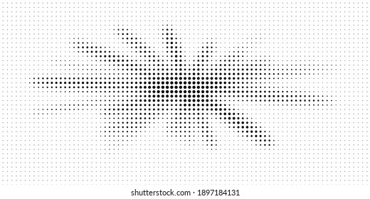 Halftone texture with dots. Vector. Modern background for posters, websites, web pages, business cards, postcards, interior design. Punk, pop, grunge in vintage style. Minimalism. 