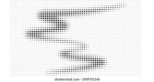 Halftone texture with dots. Vector. Modern background for posters, websites, web pages, business cards, postcards, interior design. Punk, pop, grunge in vintage style. Minimalism. 