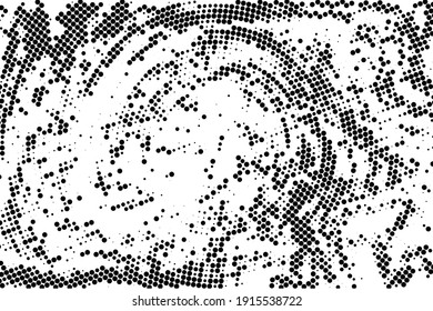Halftone texture with dots. Vector. Modern background for posters, websites, web pages, business cards, postcards, interior design. Punk, pop, grunge in vintage style. Minimalism.