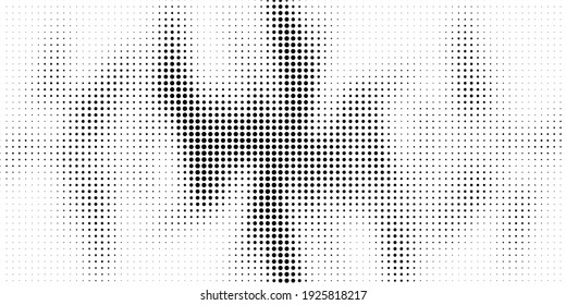 Halftone texture with dots. Vector. Modern background for posters, websites, web pages, business cards, postcards, interior design. Punk, pop, grunge in vintage style. Minimalism.