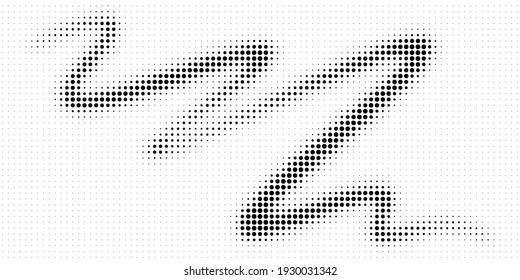 Halftone texture with dots. Vector. Modern background for posters, websites, web pages, business cards, postcards, interior design. Punk, pop, grunge in vintage style. Minimalism.