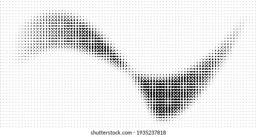 Halftone texture with dots. Vector. Modern background for posters, websites, web pages, business cards, postcards, interior design. Punk, pop, grunge in vintage style. Minimalism. 