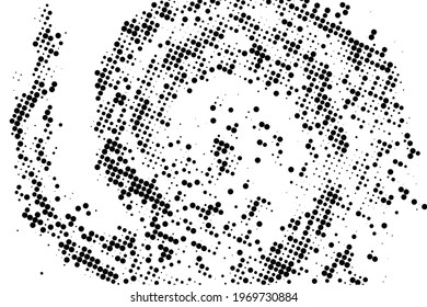 Halftone texture with dots. Vector. Modern background for posters, websites, web pages, business cards, postcards, interior design. Punk, pop, grunge in vintage style. Minimalism.