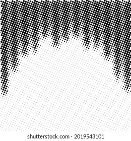 Halftone texture with dots. Vector. Modern background for posters, websites, web pages, business cards, postcards, interior design. Punk, pop, grunge in vintage style. Minimalism.