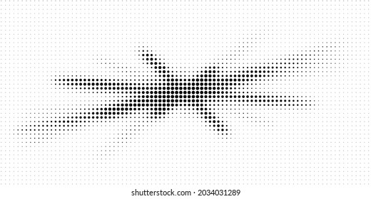 Textura de semitono con puntos. Vector. Fondo moderno para afiches, sitios web, páginas web, tarjetas de visita, postales, diseño interior. Punk, pop, grunge de estilo vintage. Minimalismo.