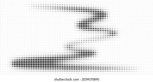 Halftone texture with dots. Vector. Modern background for posters, websites, web pages, business cards, postcards, interior design. Punk, pop, grunge in vintage style. Minimalism.