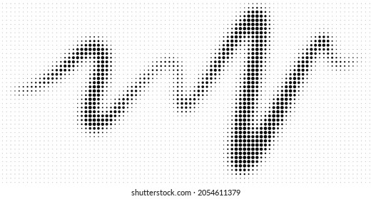 Halftone texture with dots. Vector. Modern background for posters, websites, web pages, business cards, postcards, interior design. Punk, pop, grunge in vintage style. Minimalism.