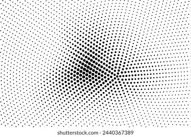 Halftone texture with dots. Vector. Modern background for posters, websites, web pages, business cards, postcards, interior design. Punk, pop, grunge in vintage style. Minimalism.