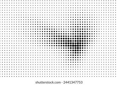 Halftone texture with dots. Vector. Modern background for posters, websites, web pages, business cards, postcards, interior design. Punk, pop, grunge in vintage style. Minimalism.