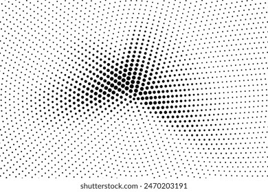 Halftone texture with dots. Vector. Modern background for posters, websites, web pages, business cards, postcards, interior design. Punk, pop, grunge in vintage style. Minimalism.