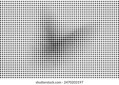 Textura de semitonos con puntos. Vector. Fondo moderno para carteles, Sitios web, páginas de Web, tarjetas de visita, postales, diseño de interiores. Punk, pop, grunge en estilo vintage. Minimalismo.