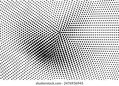 Halftone texture with dots. Vector. Modern background for posters, websites, web pages, business cards, postcards, interior design. Punk, pop, grunge in vintage style. Minimalism.