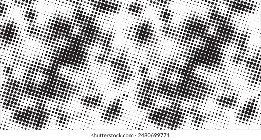Halftone texture with dots. Vector. Modern background for posters, websites, web pages, business cards, postcards, interior design	. illustration