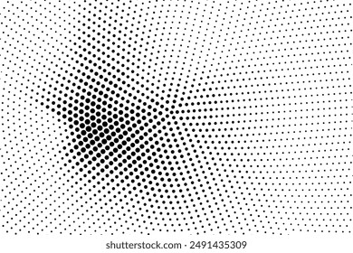 Halftone texture with dots. Vector. Modern background for posters, websites, web pages, business cards, postcards, interior design. Punk, pop, grunge in vintage style. Minimalism.