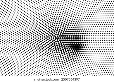 Halftone texture with dots. Vector. Modern background for posters, websites, web pages, business cards, postcards, interior design. Punk, pop, grunge in vintage style. Minimalism.